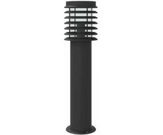 Lauko šviestuvas su jutikliu, 3vnt., juodas, 60cm, plienas
