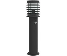 Lauko šviestuvas su jutikliu, juodas, 60cm, plienas