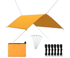 Lauko tentas, geltonos spalvos, 3x2m