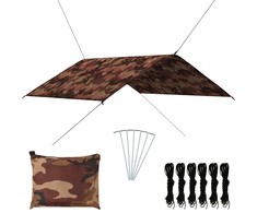 Lauko tentas, kamufliažinis, 4x4m