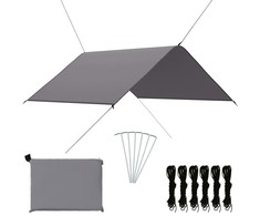 Lauko tentas, pilkos spalvos, 3x2,85m