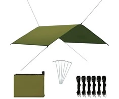 Lauko tentas, žalios spalvos, 4x4m