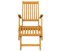 Sofa Lauko terasos kėdė su pakoja ir staliuku, akacijos masyvas