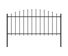 Lauko tvora su iečių viršug., juoda, (0,5-0,75)x1,7m, plienas