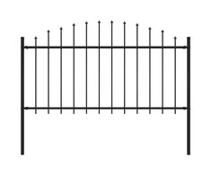 Lauko tvora su iečių viršug., juoda, (1,25-1,5)x1,7m, plienas