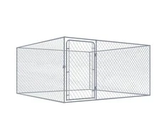 Lauko voljeras šunims, 2x2x1m, galvanizuotas plienas