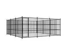 Lauko voljeras šunims, 450x450x185 cm