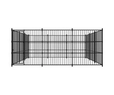 Lauko voljeras šunims, 450x450x185 cm