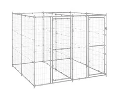 Lauko voljeras šunims, galvanizuotas plienas, 4,84m²