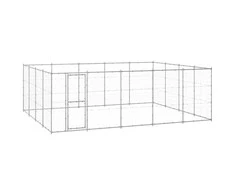 Lauko voljeras šunims, galvanizuotas plienas, 24,2m²