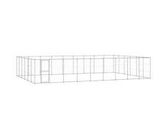 Lauko voljeras šunims, galvanizuotas plienas, 65,34m²