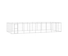 Lauko voljeras šunims, galvanizuotas plienas, 43,56m²