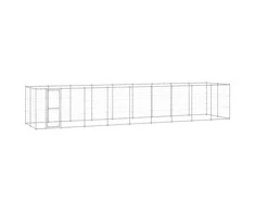 Lauko voljeras šunims, galvanizuotas plienas, 21,78m²