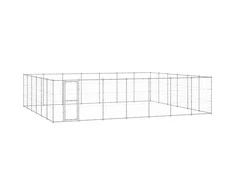 Lauko voljeras šunims, galvanizuotas plienas, 50,82m²