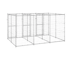 Lauko voljeras šunims, galvanizuotas plienas, 7,26m²