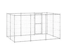 Lauko voljeras šunims, galvanizuotas plienas, 7,26m²