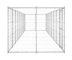 Lauko voljeras šunims, galvanizuotas plienas, 21,78m²