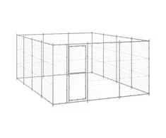 Lauko voljeras šunims, galvanizuotas plienas, 14,52m²