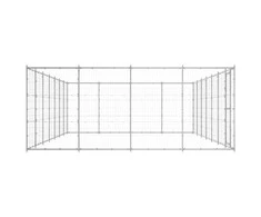 Lauko voljeras šunims, galvanizuotas plienas, 33,88m²