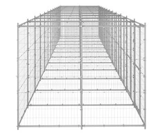 Lauko voljeras šunims, galvanizuotas plienas, 29,04m²