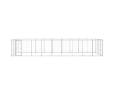 Lauko voljeras šunims, galvanizuotas plienas, 43,56m²