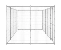 Lauko voljeras šunims, galvanizuotas plienas, 12,1m²