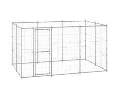 Lauko voljeras šunims, galvanizuotas plienas, 7,26m²