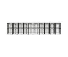 Lauko voljeras šunims, plienas, 18,43m²