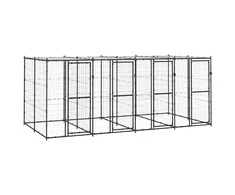 Lauko voljeras šunims su stogu, plienas, 9,68m²
