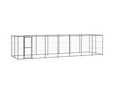 Lauko voljeras šunims su stogu, plienas, 16,94m²