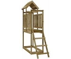 Lauko žaidimų aikštelės komplektas, 53x110x214cm, pušis