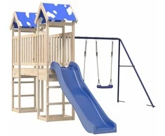 Lauko žaidimų aikštelės komplektas, pušies medienos masyvas