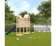 Lauko žaidimų aikštelės komplektas, pušies medienos masyvas