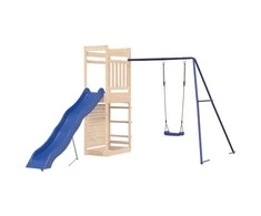 Lauko žaidimų aikštelės komplektas, pušies medienos masyvas