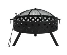 Laužavietė su žarstekliu, 58cm, plienas, XXL