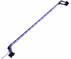 LED akvariumo lempa su spaustukais, mėlyna ir balta, 115-130cm