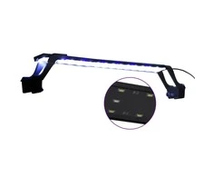 LED akvariumo lempa su spaustukais, mėlyna ir balta, 55-70cm