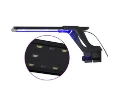 LED akvariumo lempa su spaustuku, mėlyna ir balta, 25-45cm
