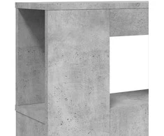 LED galvūgalis, betono, 160x18,5x103,5cm, apdirbta mediena