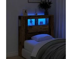 LED galvūgalis, medienos, 100x18,5x103,5cm, apdirbta mediena