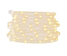 LED juosta su 240 šiltos baltos spalvos LED, 10m, PVC