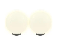 LED lempos, rutulio formos, 2vnt., sferinės, 30cm, PMMA