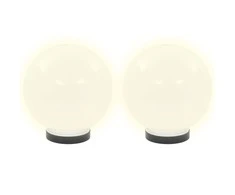 LED lempos, rutulio formos, 2vnt., sferiniai, 20cm, PMMA