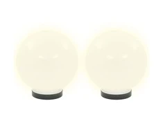 LED lempos, rutulio formos, 4vnt., sferinės, 20cm, PMMA
