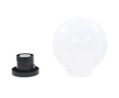 LED lempos, rutulio formos, 4vnt., sferinės, 20cm, PMMA