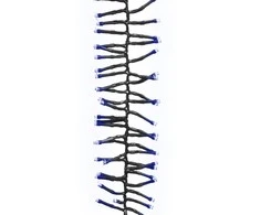 LED lempučių girlianda, 11m, PVC, 1000 mėlynų LED, tanki