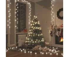 LED lempučių girlianda, 30m, PVC, 300 šaltos baltos spalvos LED