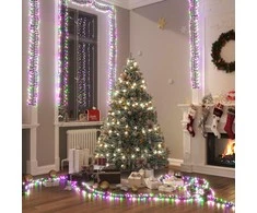 LED lempučių girlianda, 17m, PVC, 2000 pastelinių LED, tanki
