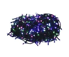 LED lempučių girlianda, 40m, PVC, 400 pastelinių spalvotų LED