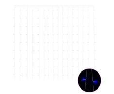 LED lempučių užuolaida, 3x3m, 300 mėlynų LED lempučių